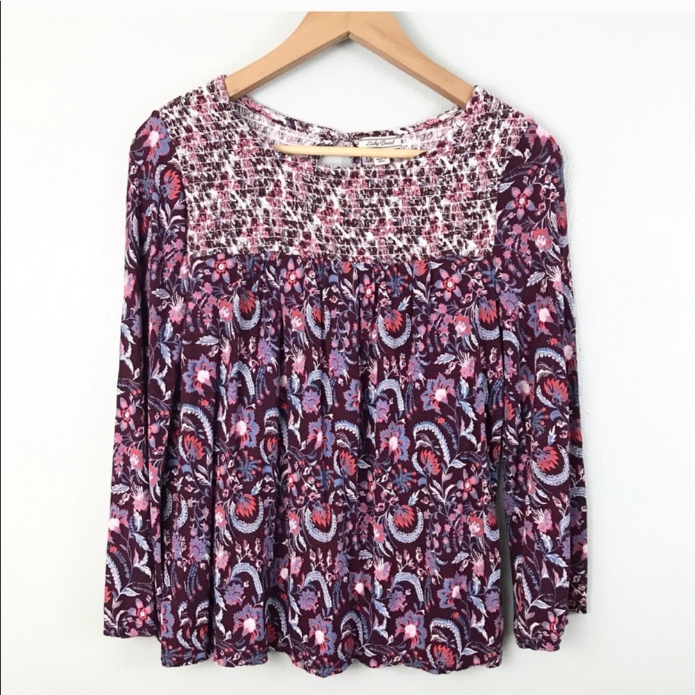 Lucky Brand Boho Hippie Top